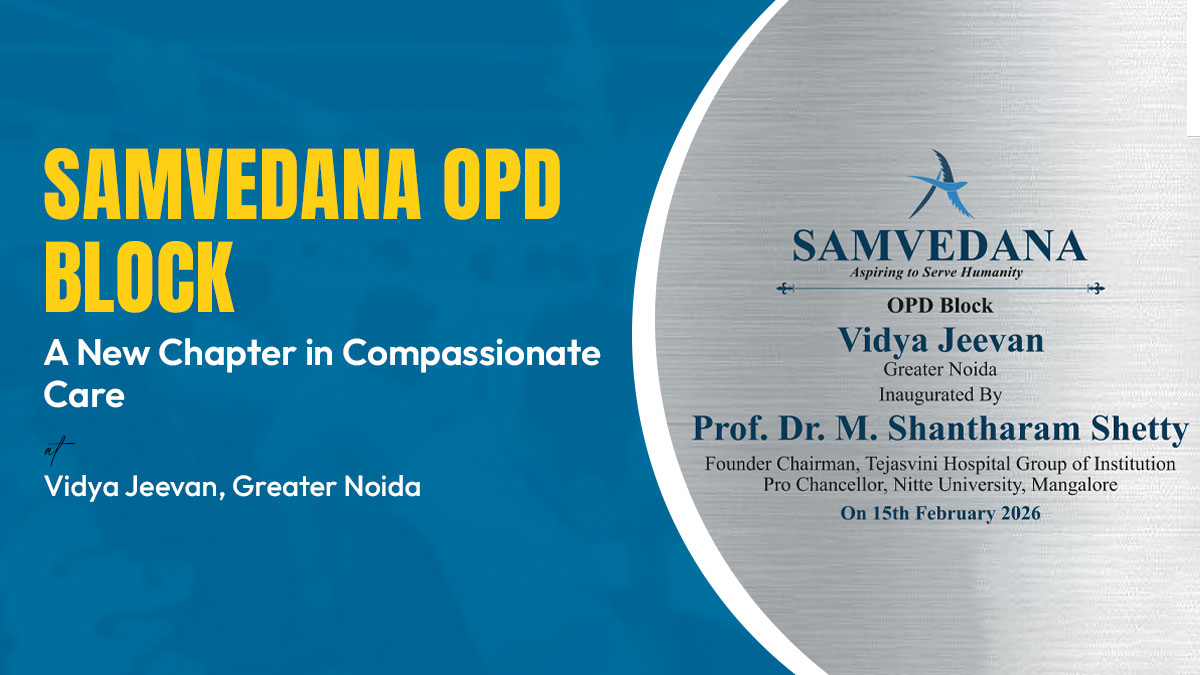 Samvedana OPD Block: A New Chapter in Compassionate Care at Vidya Jeevan, Greater Noida 